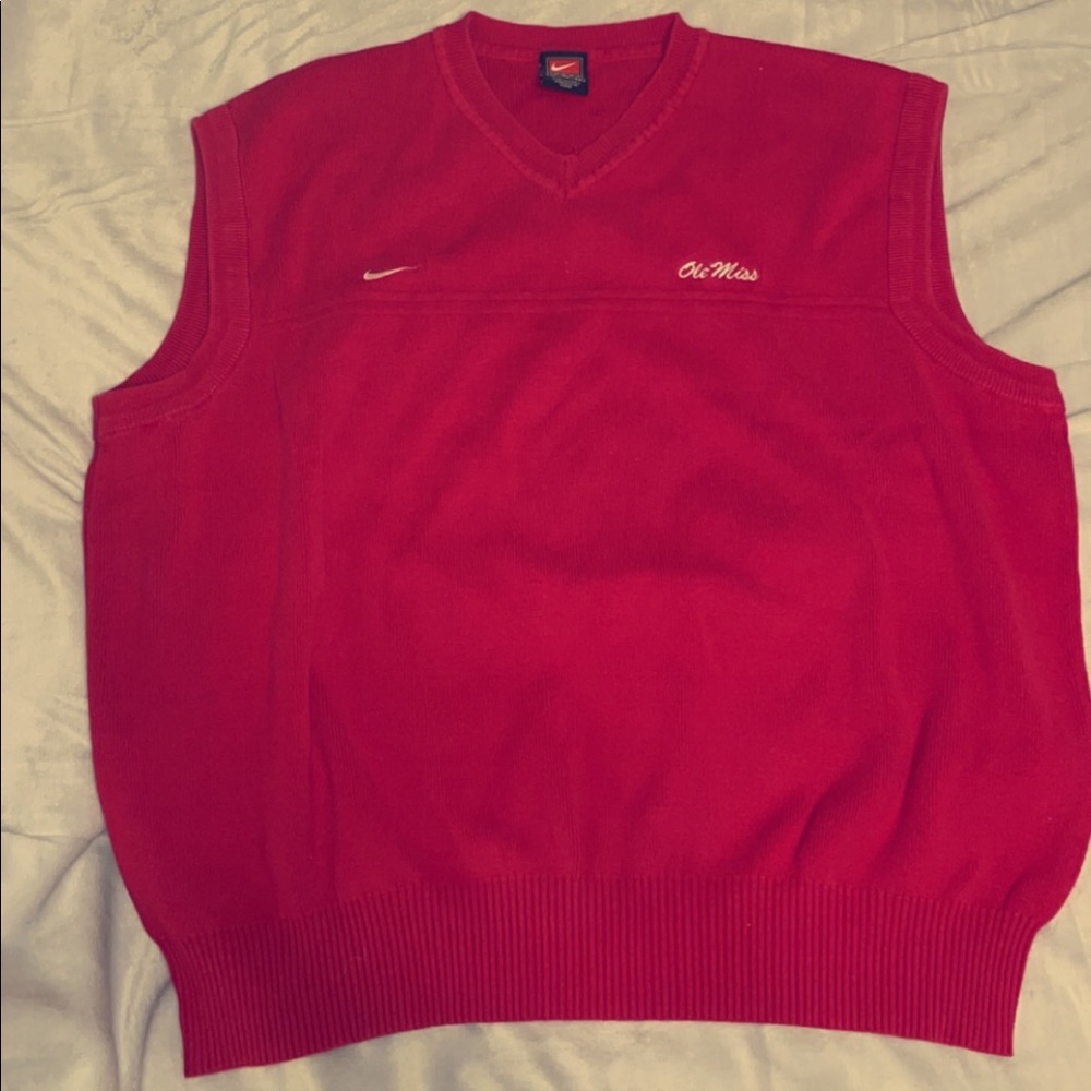 Ole miss sweater vest